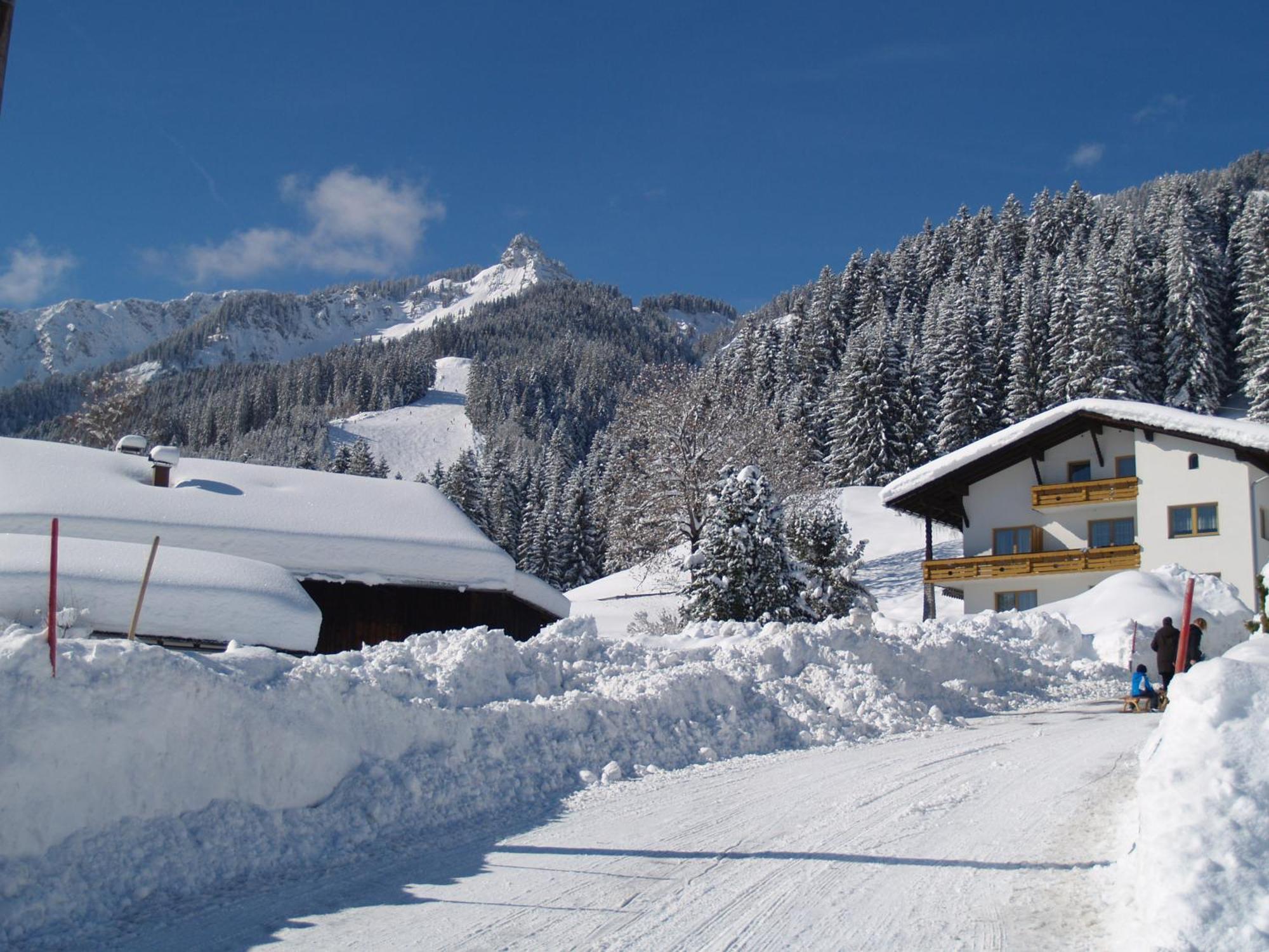 Pension Talblick In Waengle Bei Reutte Exterior foto